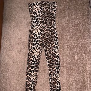 Cheetah Print Pantsuit